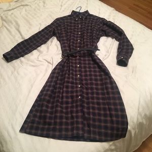 Beautiful NWOT L.L.Bean plaid dress